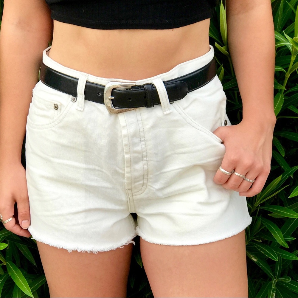 Free People White Shorts